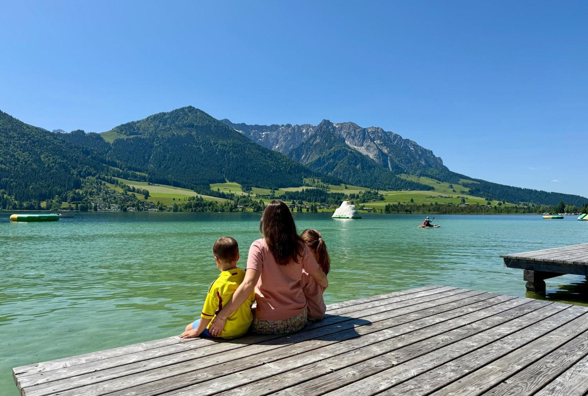 Apartment Liebelei Am See - Traumblick Aufs Kaisergebirge - Nur Ein Katzensprung Zum See Walchsee Buitenkant foto