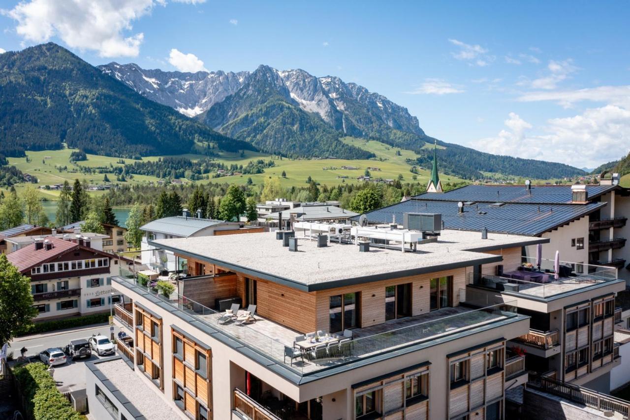 Apartment Liebelei Am See - Traumblick Aufs Kaisergebirge - Nur Ein Katzensprung Zum See Walchsee Buitenkant foto